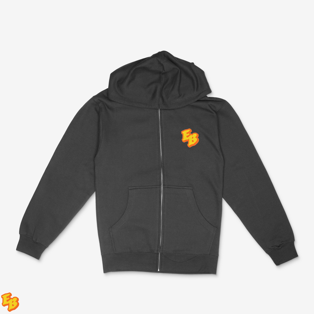 Earl Baker Monogram Pocket Logo Zip Hoodie